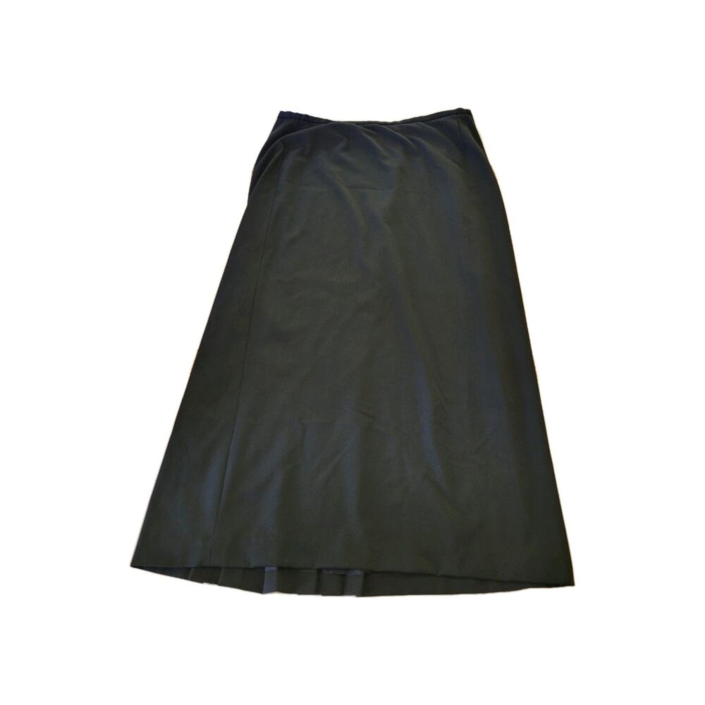NWT Valerie Stevens Womens Maxi Skirt Stretch Black Size 16 Style 12098